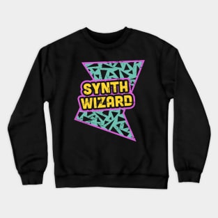 Rad 90s Synth Wizard Crewneck Sweatshirt